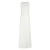 Fickle Hearts Women's Poppy Ecru White Sleeveless Maxi Dress