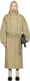 Fidan Novruzova Beige Yohana Trench Coat