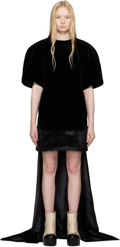 Fidan Novruzova Black Enya Evening Minidress