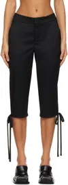 Fidan Novruzova Black Ira Capri Trousers In Black