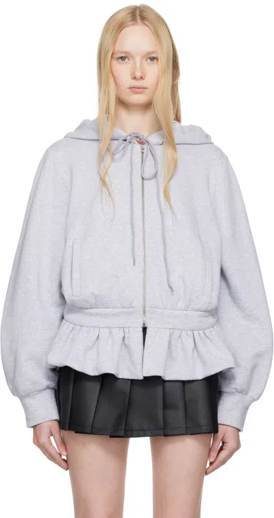 Fidan Novruzova Gray Eska Hoodie
