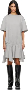 Fidan Novruzova Gray Rhea T-shirt Minidress In Gray