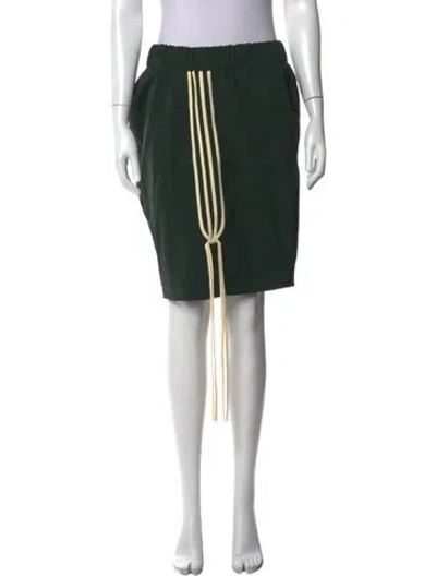 Pre-owned Fidan Novruzova Knee-length Skirt In Green