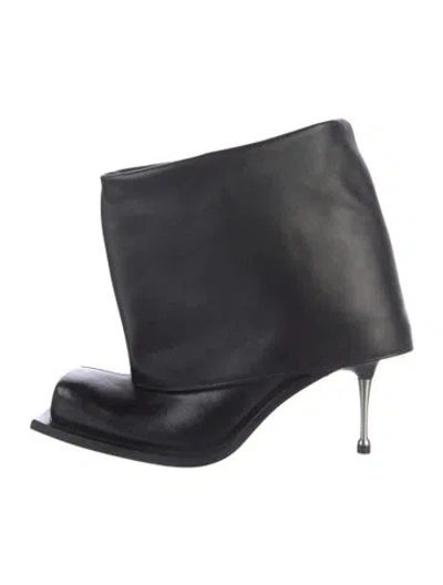 Pre-owned Fidan Novruzova Leather Boots In Blue