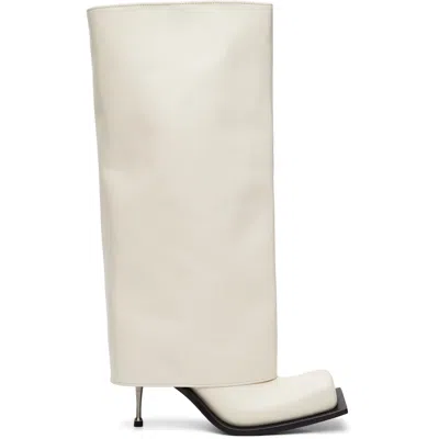 Fidan Novruzova Off-white Iman Tall Boots