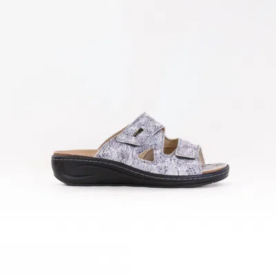 Fidelio Women's Hallux 434113 Sandal In Toga Multi Leather In Grey