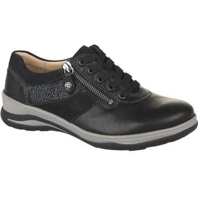 Fidelio Women's Mitzy Sneaker In Black Rocky In Multi