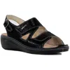 Fidelio Women's Vienna Sandal In Black Float In Multi