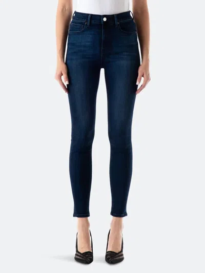 Fidelity Aj Ultra High Skinny Ankle Jeans In Luxe In Multi