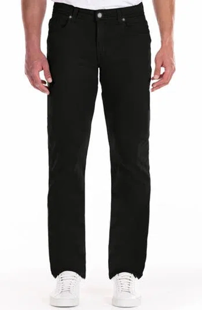 Fidelity Denim 50-11 Relaxed Straight Leg Jeans In Black
