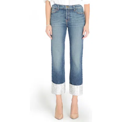 Fidelity Denim Cali Straight Leg Jeans In Cortez Blue