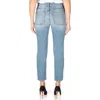 Fidelity Denim Cher Slim Straight Jeans In Blue