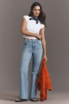 Fidelity Denim Fidelity Lotus High-rise Flare Jeans In Blue