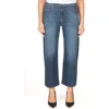 Fidelity Denim Hyacinth Wide Crop In Blue