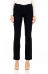 Fidelity Denim Lily High Boot Jeans In Jett Black