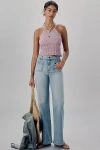 Fidelity Denim Modern America Marley High-rise Wide-leg Patch-pocket Jeans