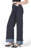 Fidelity Denim Ziggy Cuff Jeans In Black