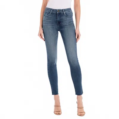 Fidelity Gwen High Rise Skinny Jean In Nobu In Blue