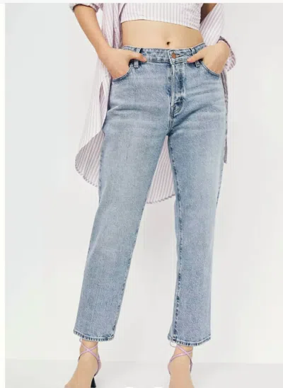 Fidelity Jimi High Rise Boyfriend Jeans In Breaker In Blue