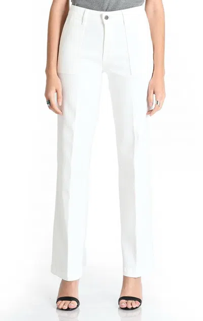 Fidelity Joni Utility Jeans In Regal White