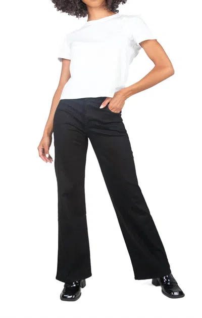 Fidelity Katie Trouser In Jett Black In Multi