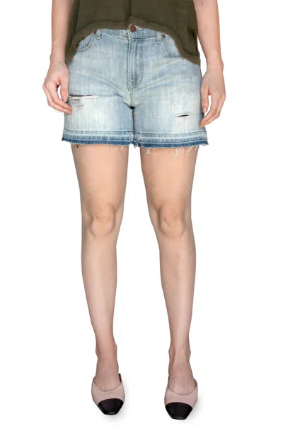 Fidelity Malibu Girlfriend Shorts In Venice In Blue