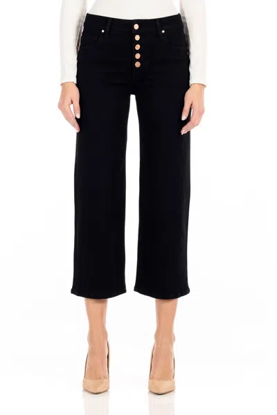 Fidelity Malibu Relaxed Jean In Noir In Black