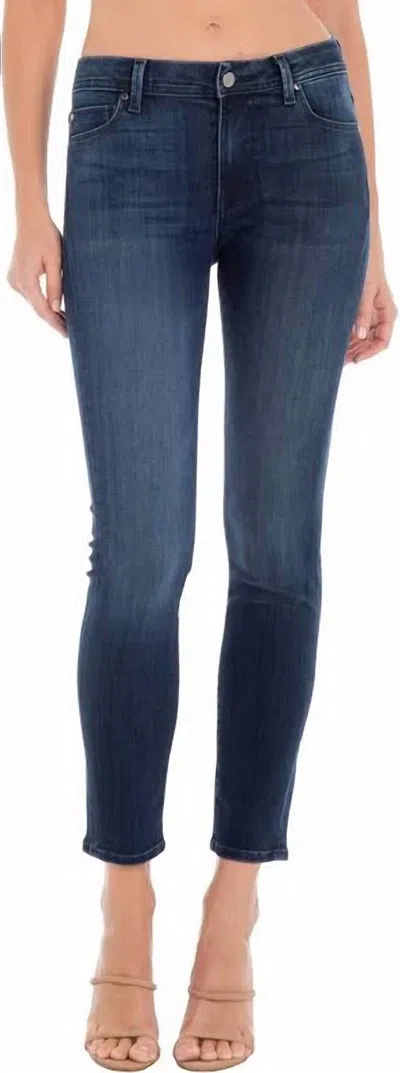 Fidelity Sola Mid-rise Skinny Jeans In Larchmont In Blue