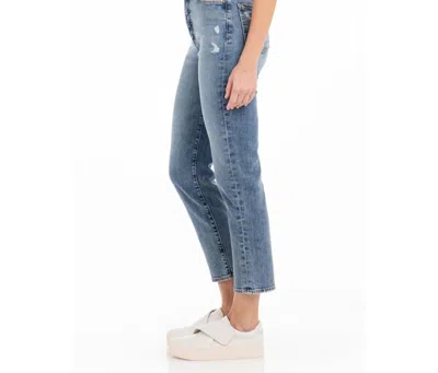 Fidelity Twiggy Ultra High Tapered Crop Jeans In Penny Lane In Multi
