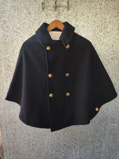 Pre-owned Fidelity X Stewart Vintage Fidelity By Gerald & Steward Jacket Blanket Design In Black