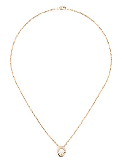 Fie Isolde 14k Yellow Gold Alfa Diamond Necklace