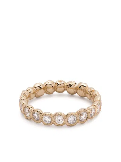FIE ISOLDE 14K YELLOW GOLD ALPHA DIAMOND RING