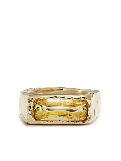 Fie Isolde 14k Yellow Gold Cogency Beryl Band Ring