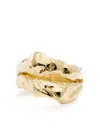 Fie Isolde 14k Yellow Gold Ray Ring In Yellow
