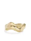 Fie Isolde 14k Yellow Gold Ray Ring In Yellow