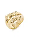 Fie Isolde 14k Yellow Gold Ray Ring In Gold
