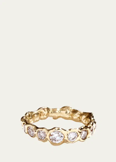 Fie Isolde Alfa Diamond Ring, Bold In Yellow Gold