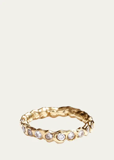 Fie Isolde Alfa Diamond Ring, Light In Yellow Gold