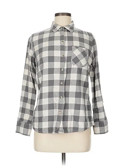 Pre-owned Field & Stream Long Sleeve Button Down Shirt In Gray