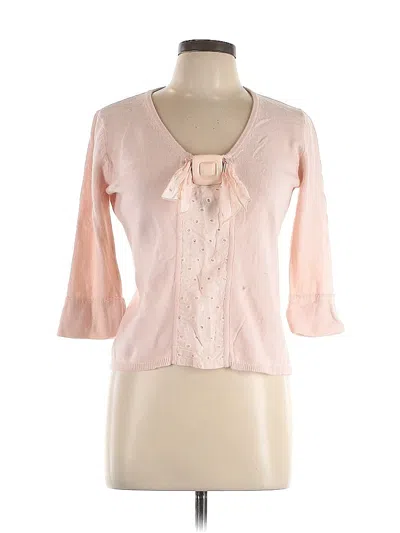 Pre-owned Field Flower 3/4 Sleeve Blouse In Pink