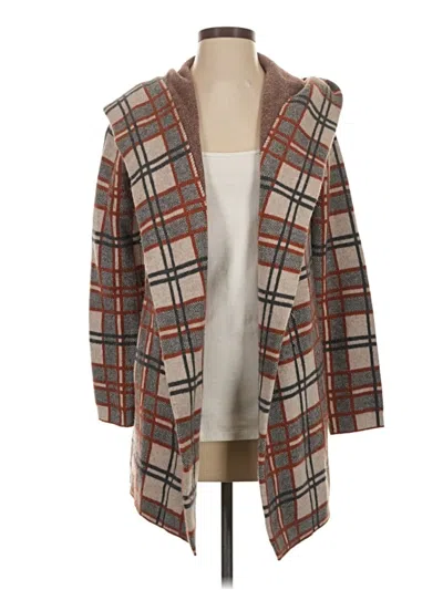 Pre-owned Field Flower Cardigan Sweater In Brown