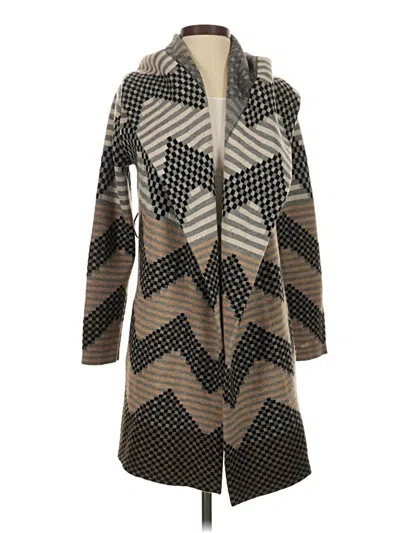 Pre-owned Field Flower Cardigan Sweater In Brown