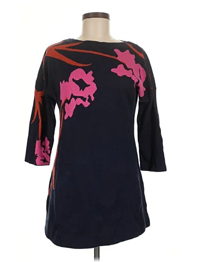 Pre-owned Field Flower Pullover Sweater In Blue