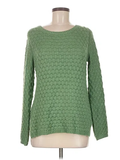 Pre-owned Field Flower Pullover Sweater In Green
