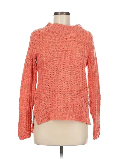 Pre-owned Field Flower Pullover Sweater In Orange