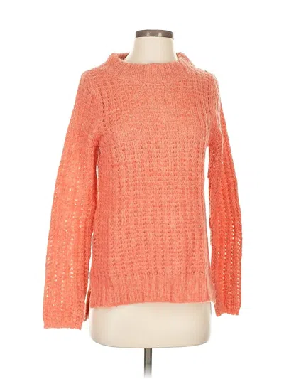 Pre-owned Field Flower Pullover Sweater In Orange