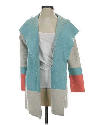 Pre-owned Field Flower Wool Cardigan Sweater In Blue