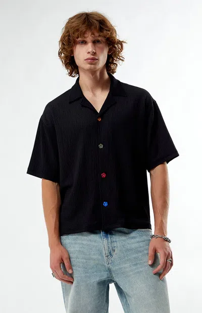 Field Of Study Men's By Pacsun Crest Camp Shirt In Black