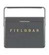Fieldbar Mini Bar Cooler Box With Leather Sling In Gray
