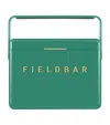 Fieldbar Mini Bar Cooler Box With Leather Sling In Green